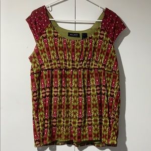 Multi Colored Sleeveless Tank Top
